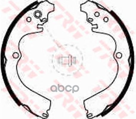 Колодки Барабанные Subaru Trw Gs8584 TRW арт. GS8584