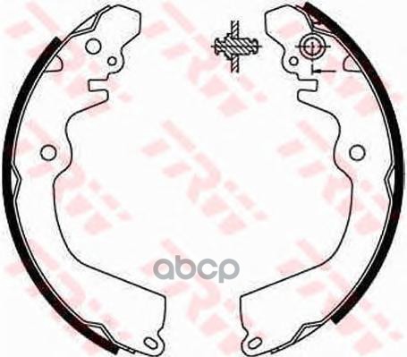 Колодки Тормозные Барабанные Задн Mitsubishi: Carisma 95-06, Carisma Седан 96-06, Colt Iv 92-96, Colt V 96-05, Galant V 92-96...