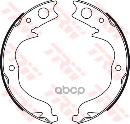 Колодки Тормозные Барабанные Citroen: C-Crosser  07-, C-Crosser Enterprise 09- Mitsubishi: Grandis  04-, Lancer Sportback  08...