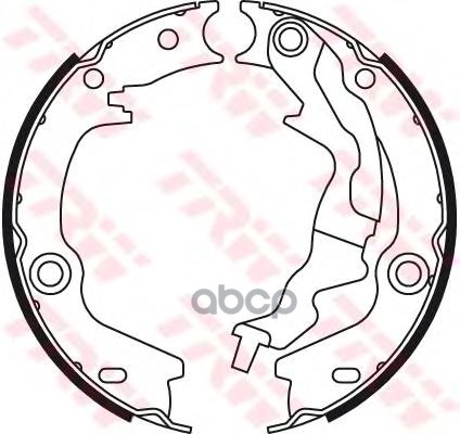 Колодки стоян торм к-т TRW арт. gs8781