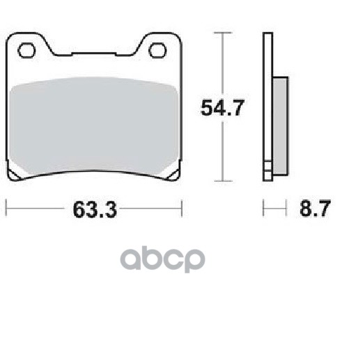 Колодки Тормозные Дисковые Передн Yamaha: Rd 125 83-84, Tzr 125 89-92, Fzr 400 86-, Rd 500 84-85, Fz 600 86-87, Fzr 600 89, X...