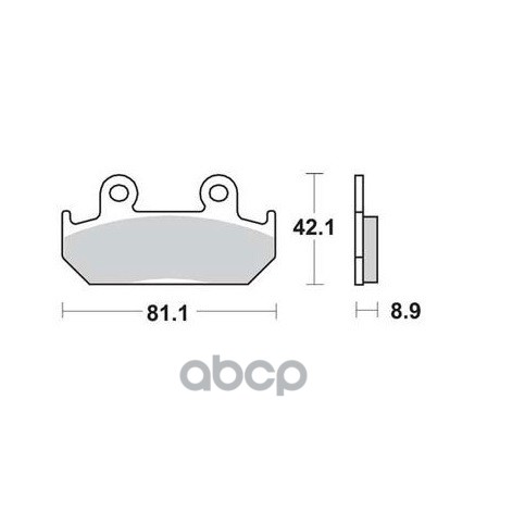 Колодки Тормозные Дисковые Передн Honda: Vfr 400 -88, Cb 450 86-89, Cbr 600 87-88, Cbr 600 89-90, Cbr 600 91-92, Cbr 600 93-9...