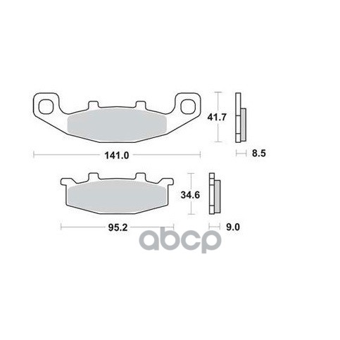 Колодки дисковые MCB569 TRW арт. MCB569