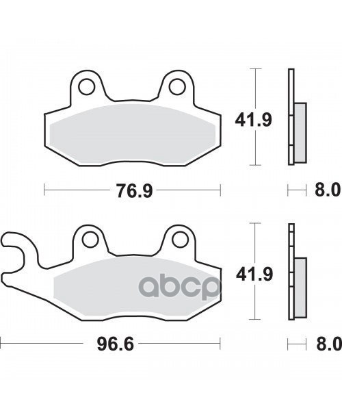 Колодки дисковые MCB582SRM TRW арт. MCB582SRM