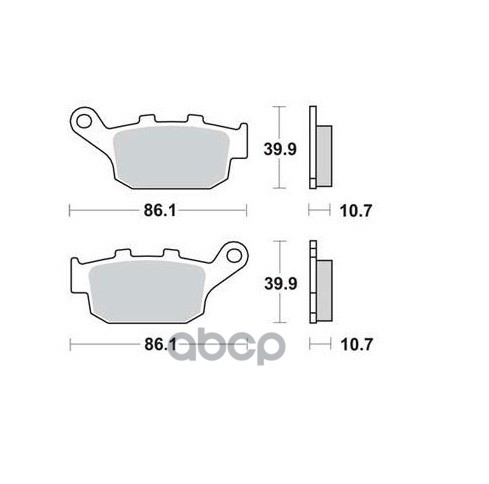 Колодки дисковые MCB585SH TRW арт. MCB585SH