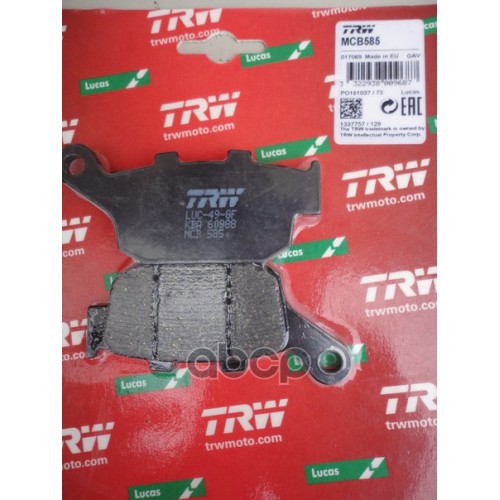 Колодки дисковые MCB585 TRW арт. MCB585