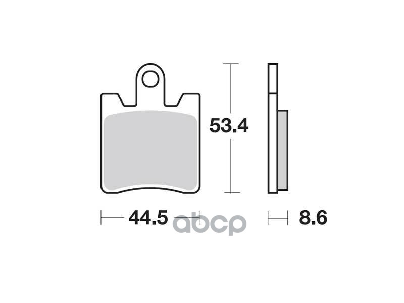 Колодки дисковые MCB706 TRW арт. MCB706