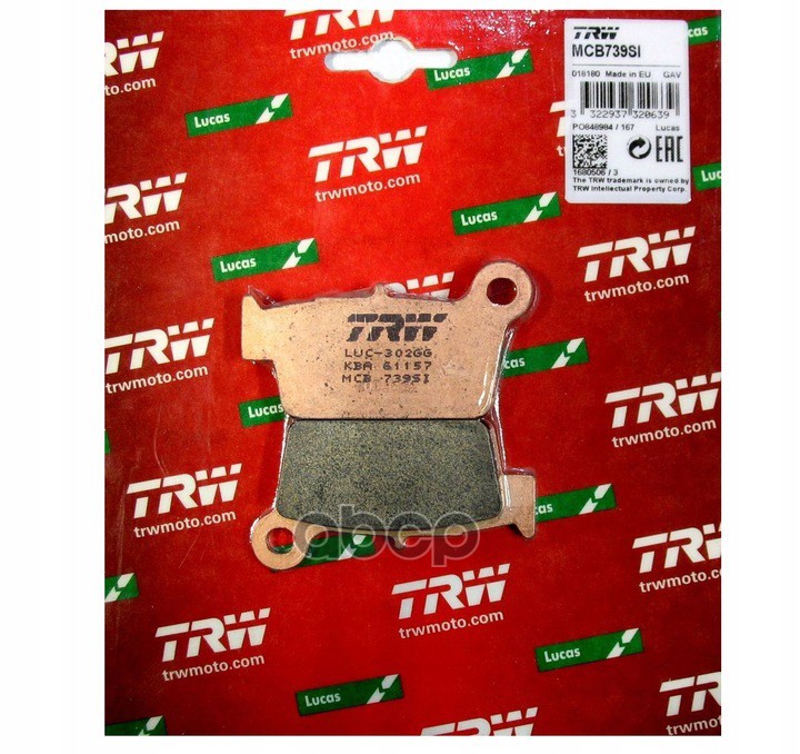 Колодки дисковые MCB739SI TRW арт. MCB739SI