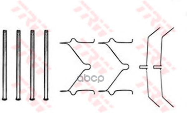 Пружинки Тормозных Колодок Toyota:4 Runner (_N130) 08.87-03.96,Hilux Пикап (_N_) 01.84-12.89,Land Cruiser (_J7_) 11.84-12.96,...