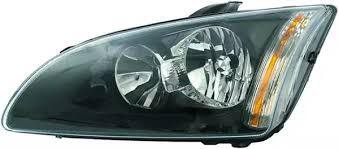 Фара левая FORD FOCUS II   2005-2007   BLACK  MANUAL / ELECTRIC TYC арт. 20-a964-a5-2q