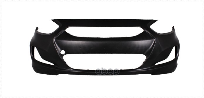 Бампер Передн Матов Черн Hyundai: Accent Sdn/Solaris 11- TYG арт. HN04098BA