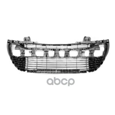 Решетка Бампера Передн Серебр Peugeot: 308 07- TYG арт. PG07037GAV