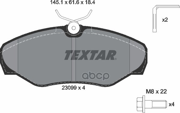 Колодки Тормозные Дисковые Передн Nissan: Primastar Автобус 01-, Primastar Фургон 02-,  Opel: Vivaro Combi 01-, Vivaro C Борт...