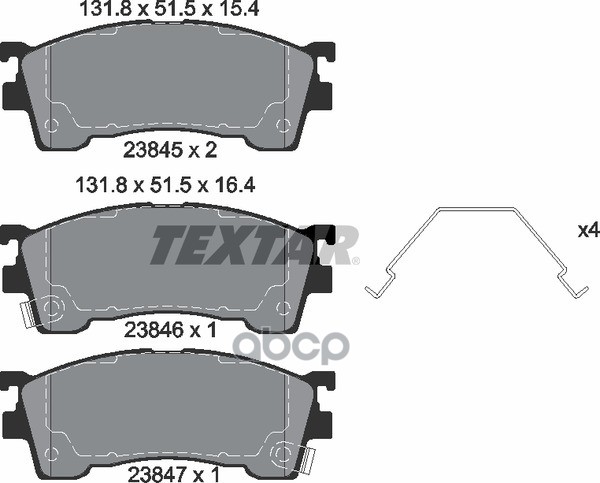 Колодки Тормозные Дисковые Передн Ford Usa: Probe Ii 93-98,  Mazda: 323 F Vi 98-04, 323 S Vi 98-04, 626 Iv 92-97, 626 Iv Hatc...