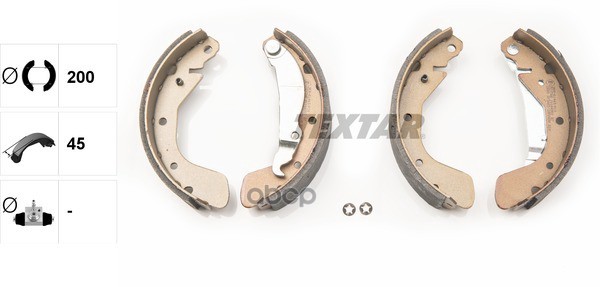 Колодки Тормозные Барабанные Задн Chevrolet: Nubira Седан 05-, Nubira Универсал 05-,  Daewoo: Espero 91-99, Lanos 97-, Lanos ...