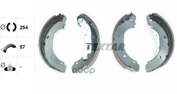 Колодки Тормозные Барабанные Задн Citroen: Jumper C Бортовой Платформой 02-, Jumper Автобус 02-, Jumper Фургон 02-,  Fiat: Du...