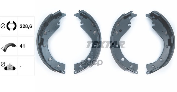 Колодки Тормозные Барабанные Задн Toyota Rav 4 Ii 00- Textar 91063100 Textar арт. 91063100