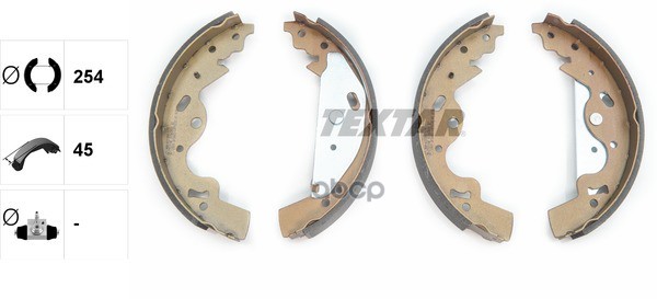 Колодки Тормозные Барабанные | Перед | Textar арт. 91063600