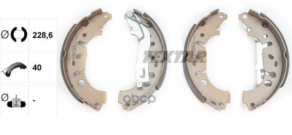 Колодки Тормозные Барабанные Компл. Linea (323) Punto (188) Punto / Grande Punto (199) Punto Van (19 Textar арт. 91065400