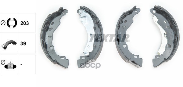 Колодки Тормозные Барабанные Задние Renault Logan/Sandero/Clio 02- Textar арт. 91083200