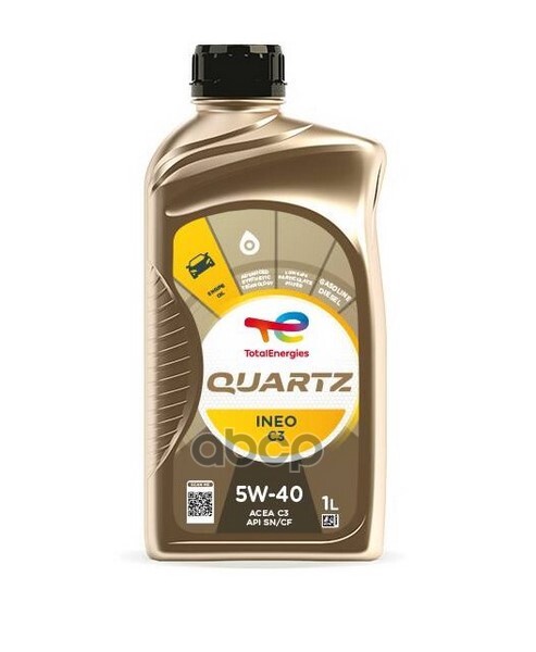 TotalEnergies Масло моторное синтетическое TOTAL QUARTZ INEO C3 5W-40 1л (174776) 213789