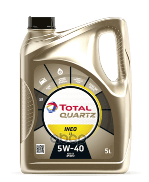 TotalEnergies Масло моторное синтетическое TOTAL QUARTZ INEO C3 5W-40 5л 213790