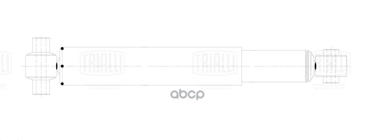 Амортизатор Ford Transit (13-) RWD задн. (AG 10531) Trialli арт. AG10531