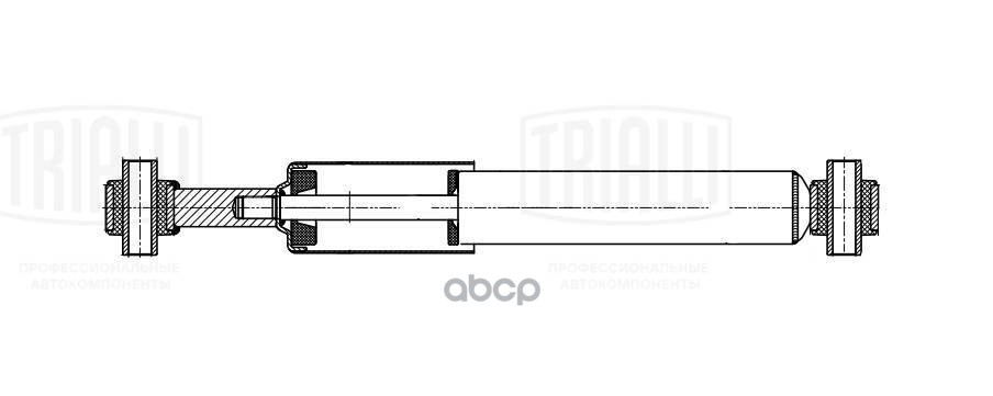 Амортизатор кабины КАМАЗ 5490/Mercedes Axor (04-) (302/372 12х50 12х50 O/O) (AG 15552) Trialli арт. AG15552