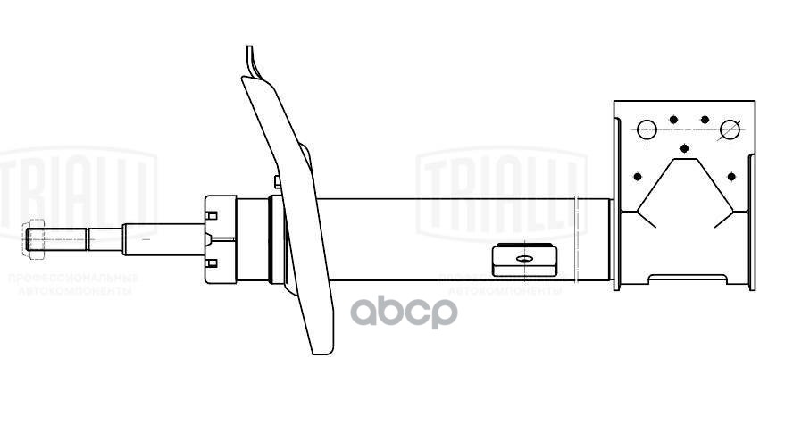 Амортизатор Citroen C4 (09-) (стойка) пер. прав. (AG 20365) Trialli арт. AG20365