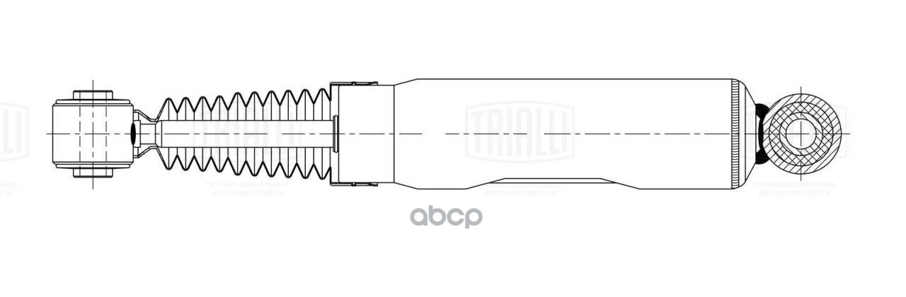 Амортизатор для а/м Peugeot 306 (93-)/Citroen Xsara (97-)/Lifan Breez (07-) задн. (AG 20508) Trialli арт. ag-20508