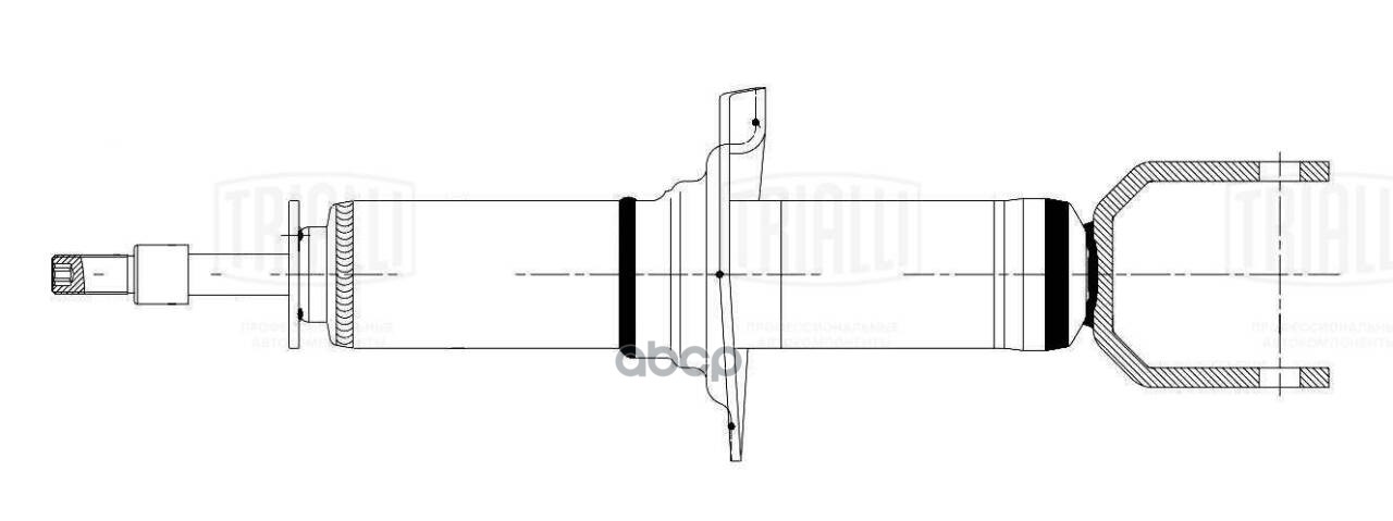 Амортизатор Subaru Tribeca (05-) задн. (AG 22509) Trialli арт. AG22509