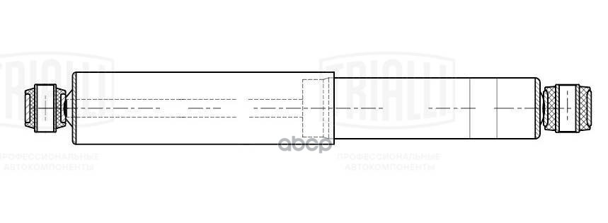 Амортизатор Mercedes LK/LN2 (84-) (424/686 14х50 14х40 O/O) пер. (AH 15008) Trialli арт. AH15008