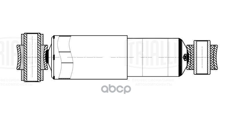 Амортизатор Mercedes (оси TE/TL/TZ) (286/394 20х66 20х66 О/О) пер. (AH 15025) Trialli арт. AH15025
