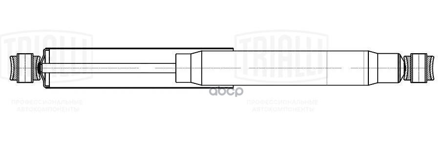 Амортизатор IVECO Stralis (02-)/EuroTech (92-) (498/818 24x55 24x55 O/O) задн. (AH 16523) Trialli арт. AH16523