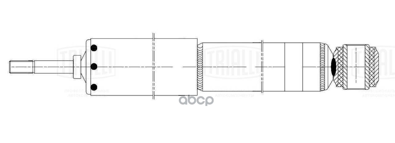 Амортизатор Scania 4 (96-) (595/866 14х63 16х50 20х50 I/O) пер. (AH 52004) Trialli арт. AH52004