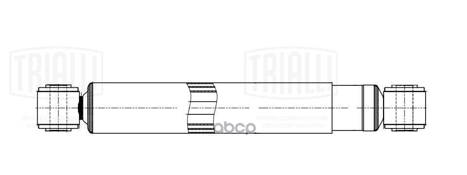 Амортизатор для прицепов BPW (424/675 20x55 20x55 O/O) (AH 80627) Trialli арт. AH80627
