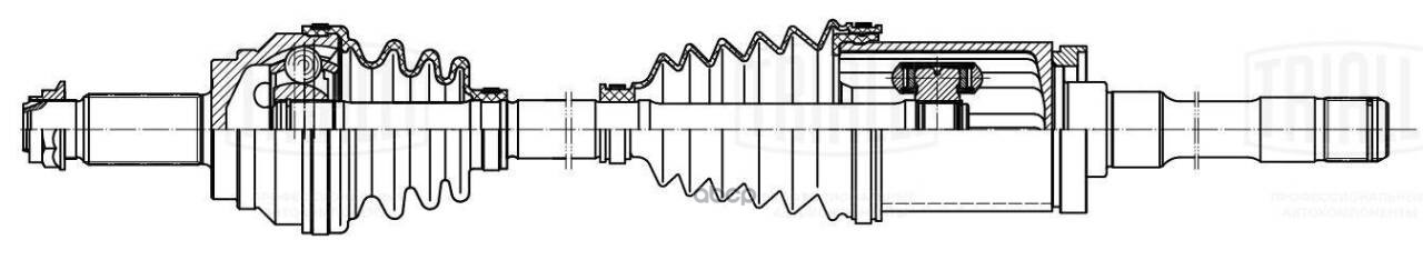 Привод для а/м BMW X6 F16/F86 (14-) 3.0D (перед. прав.) (AR 2640) Trialli арт. AR2640