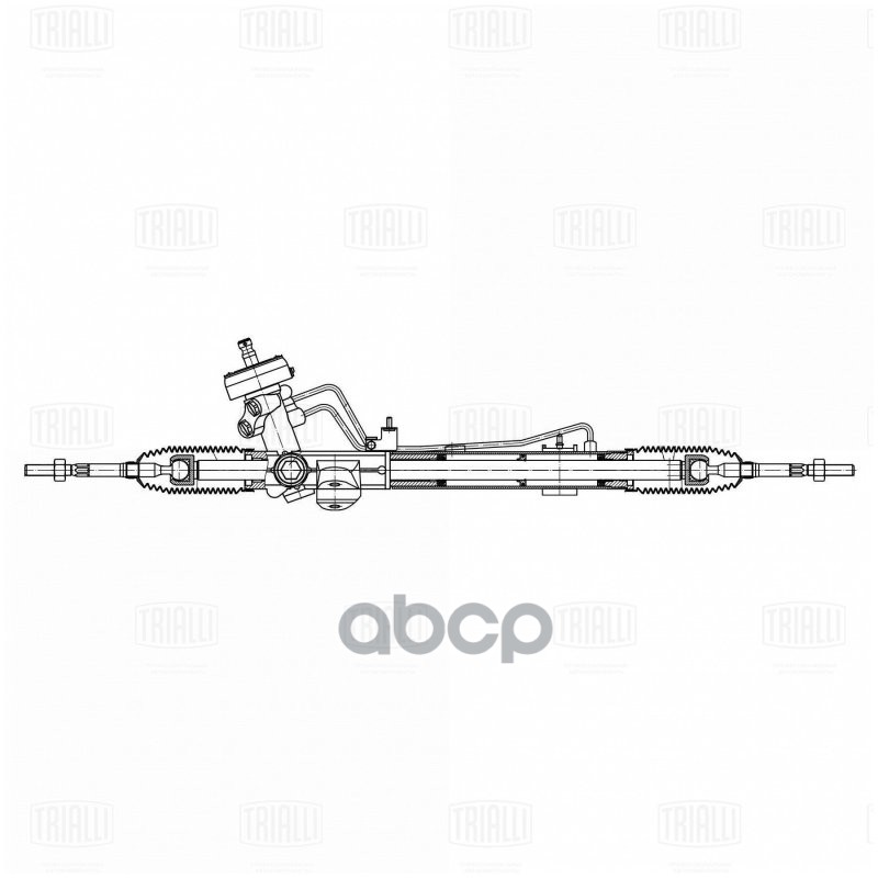 Механизм рулевой (рейка) Hyundai Solaris (10-)/Kia Rio (11-) (гидравлич.) (CRS 7702) Trialli арт. CRS7702