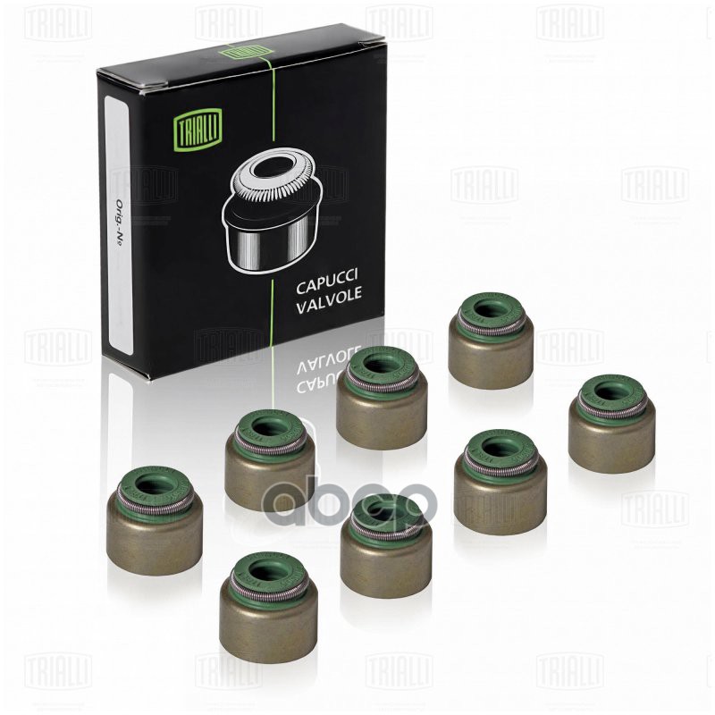 Колпачки маслосъемные кмпл. (8 шт.) Chevrolet Aveo (03-) (CV 0506) Trialli арт. CV0506