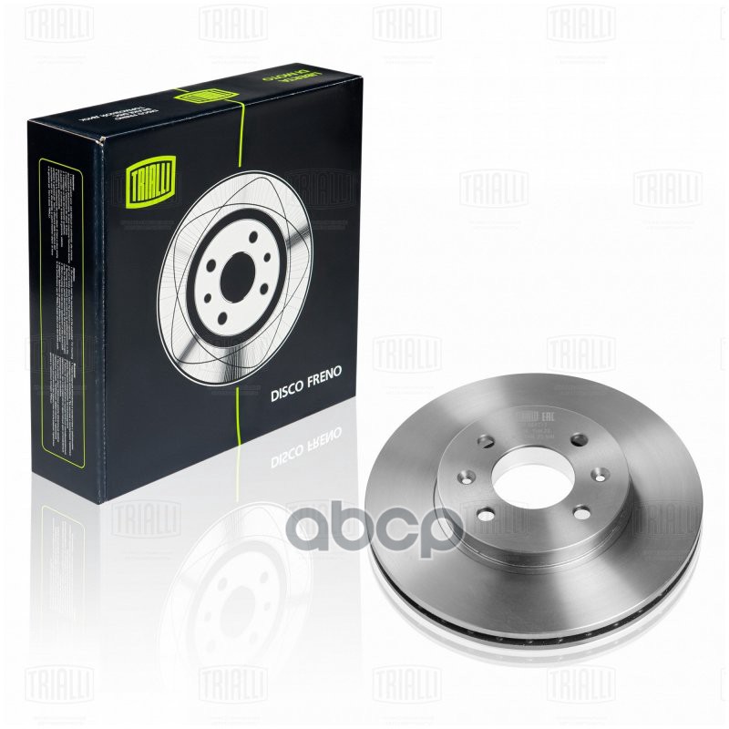 Диск торм. Hyundai Solaris (10-)/(17-) перед. d=256, h=43.7 (DF 084710) Trialli арт. DF084710