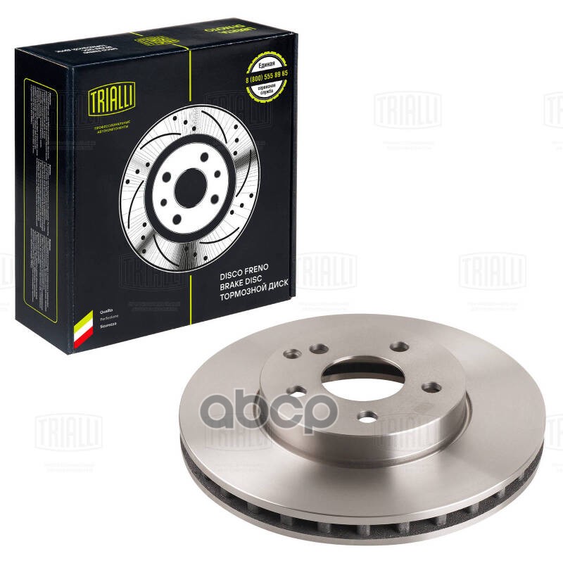 Диск торм. для а/м Mercedes E (W211) (02-) перед. d=295 TRIALLI DF 150107 Trialli арт. DF 150107