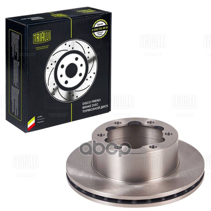 Диск торм. Mercedes Sprinter (06-)/VW Crafter (06-) зад. d=303 (DF 190408) Trialli арт. DF190408