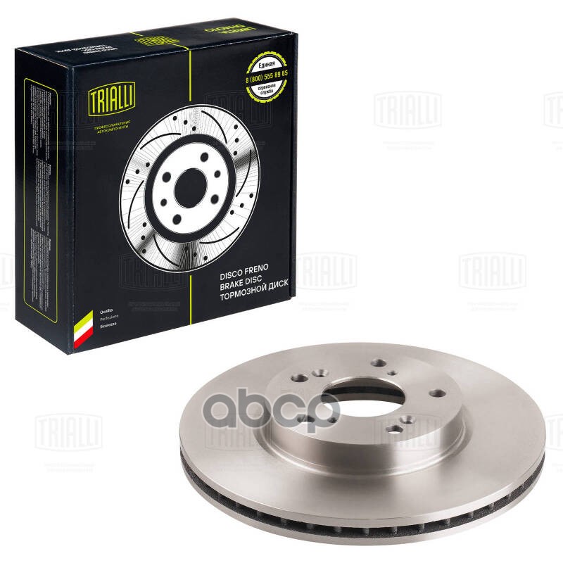 Диск торм. Honda Accord (02-) перед. d=282 (DF 230105) Trialli арт. DF230105