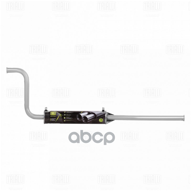 Глушитель Лада 2108 доп. (резонатор) (алюм. сталь) (EAM 0107) Trialli арт. EAM0107