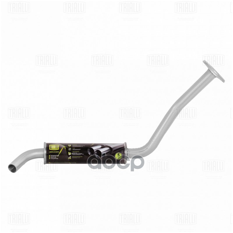 Глушитель Лада 2107 доп. (резонатор) под кат. (алюм. сталь) (EAM 0125) Trialli арт. EAM0125