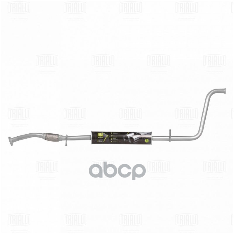 Глушитель для а/м Лада Vesta (15-) доп. (резонатор) с гофрой (алюм. сталь) TRIALLI EAM 0127 Trialli арт. EAM 0127