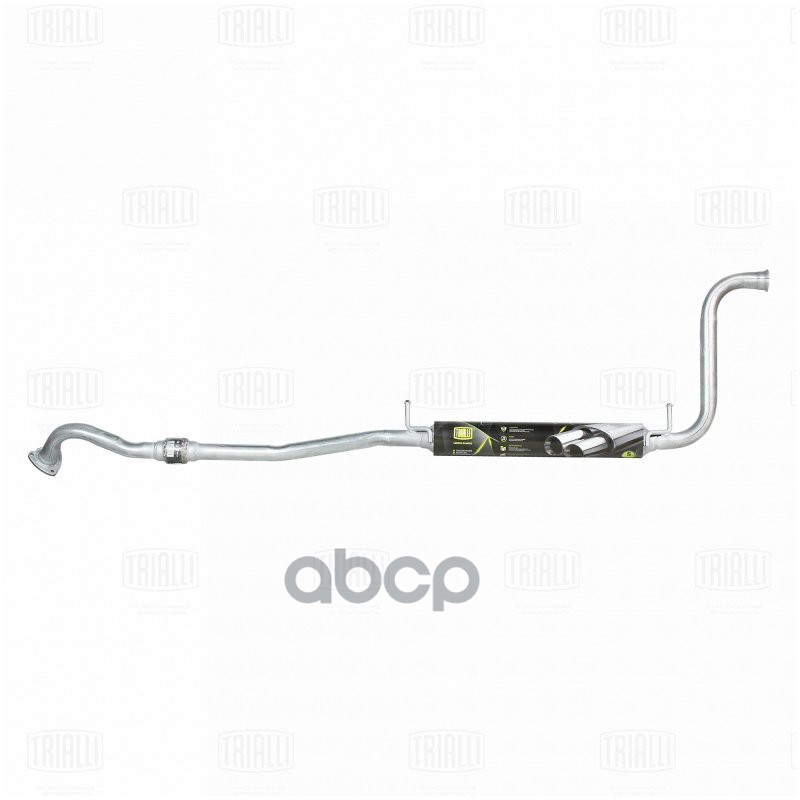 Глушитель Лада 2170 доп. (резонатор) с гофрой и стронгером (алюм. сталь) (EAM 0130) T-Sport Trialli арт. EAM0130