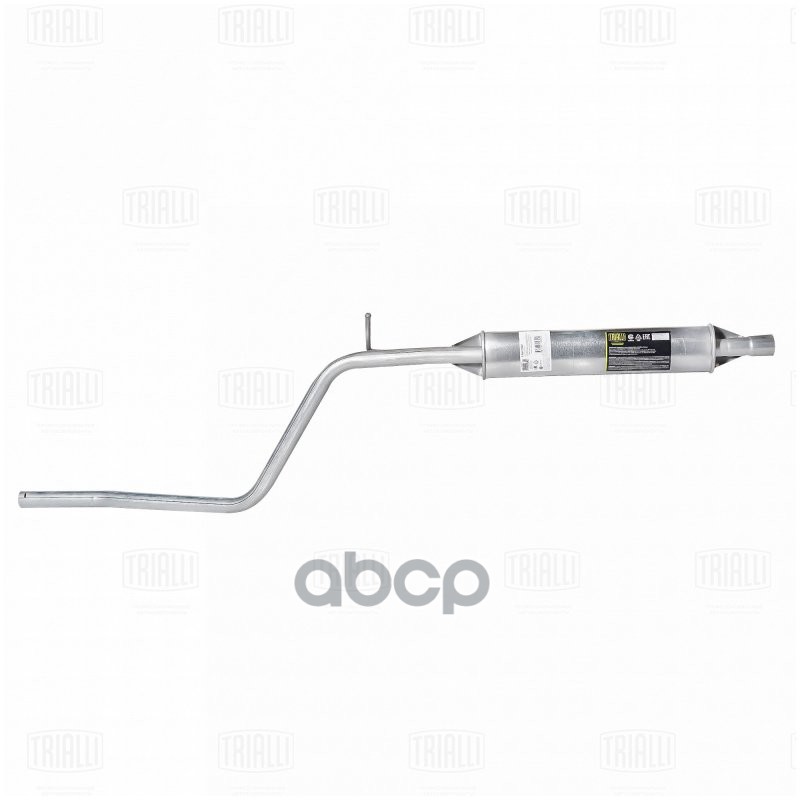 Глушитель Renault Logan (04-) 16V доп. (резонатор) (алюм. сталь) (EAM 0902) Trialli арт. EAM0902