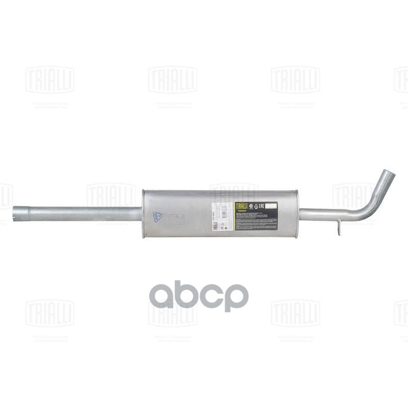 Глушитель для а/м Renault Megane II (02-) 1.6 16V доп. (резонатор) (алюм. сталь) TRIALLI EAM 0908 Trialli арт. EAM 0908
