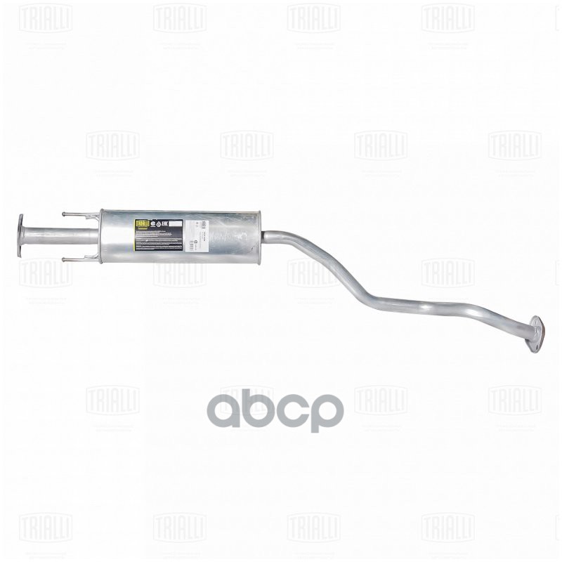 Глушитель Nissan Juke (10-) 1.6i доп. (резонатор) (алюм. сталь) (EAM 1404) Trialli арт. EAM1404